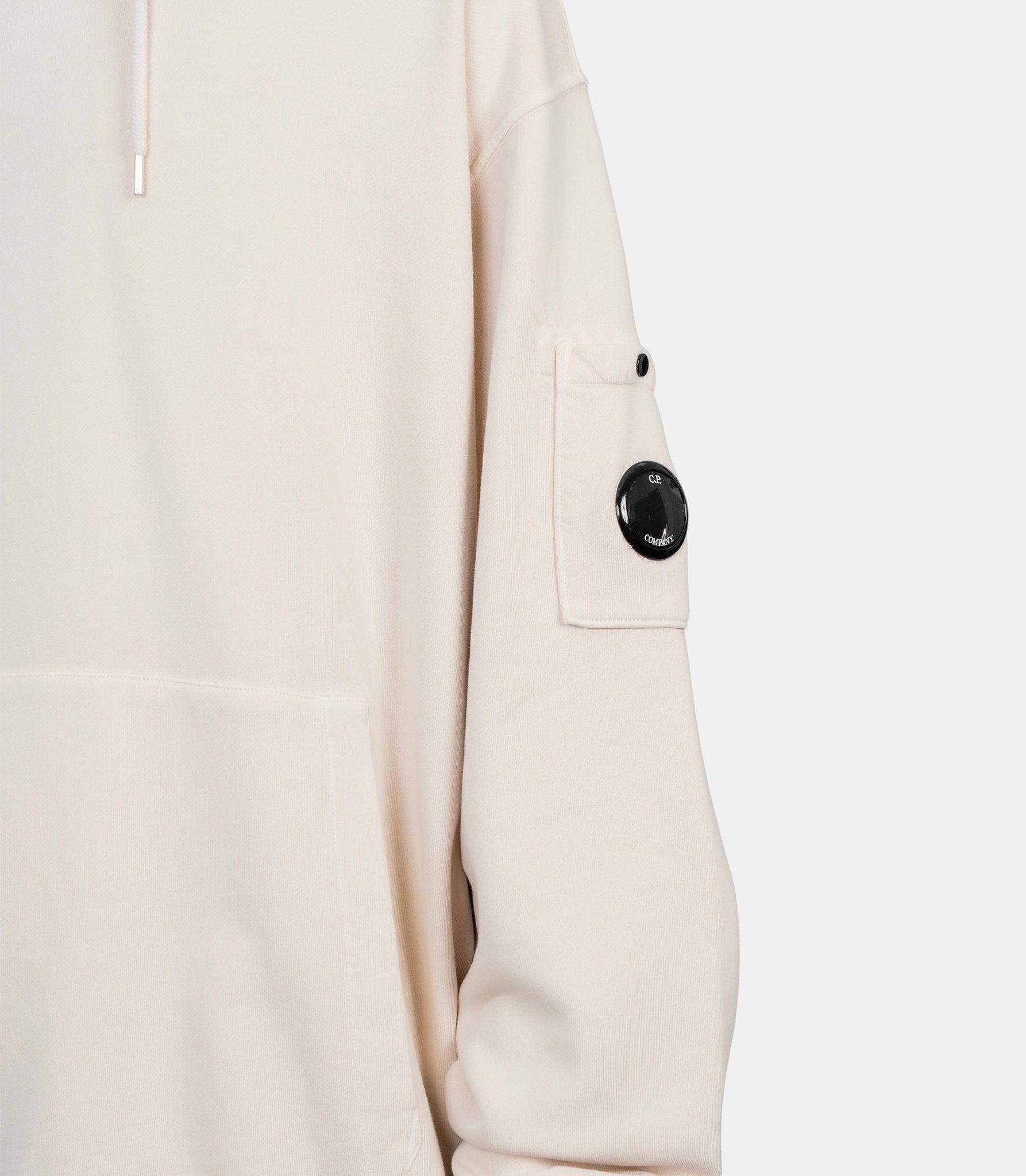 Hoodie diagonal fleece lens - 20CMSS037A-110044R-114-S - C.p. company