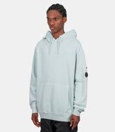 Hoodie diagonal fleece lens - 20CMSS037A-110044R-804-S - C.p. company