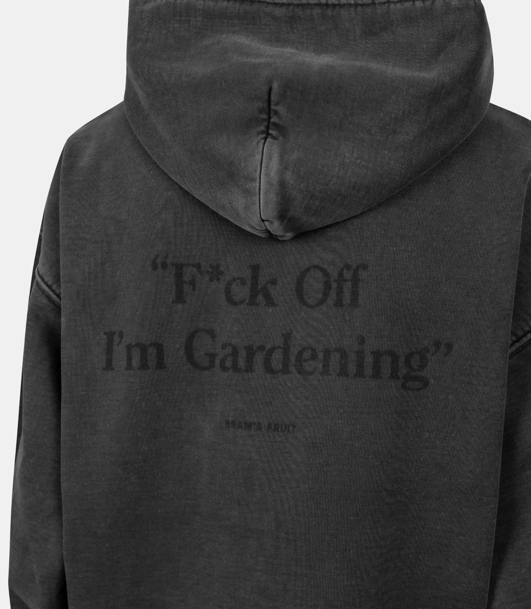 Hoodie distressed f*ck off i'm gardening - 1150-black-S - Bram’s fruit