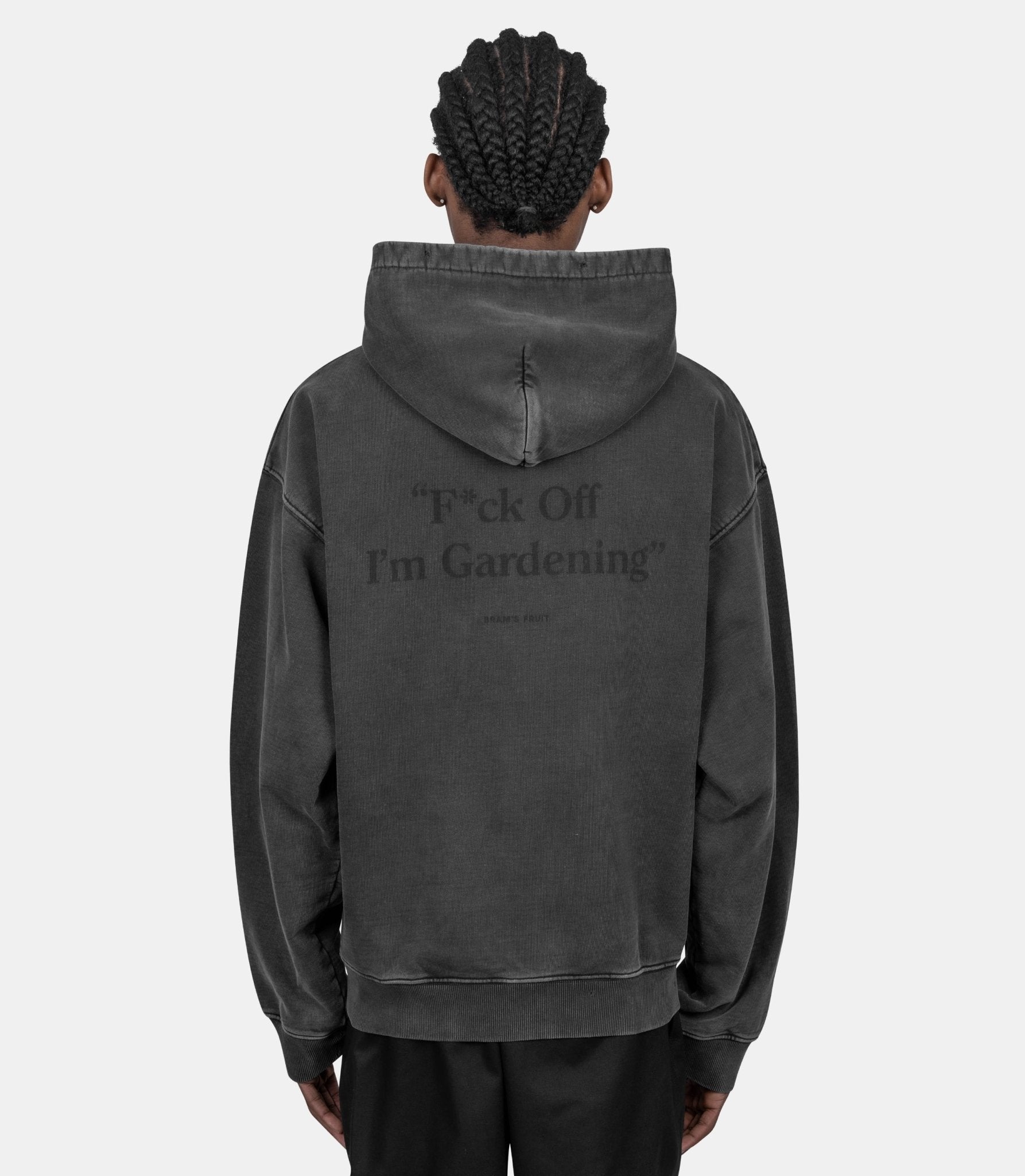 Hoodie distressed f*ck off i'm gardening - 1150-black-S - Bram’s fruit