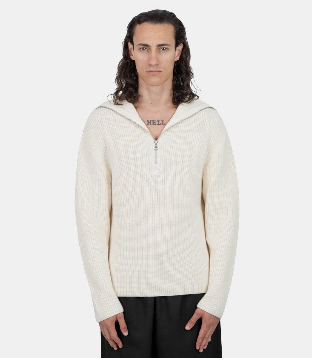 Hoodie en laine côtelée324MPU182FI0036 - 0079 - FW24 - MCourrèges