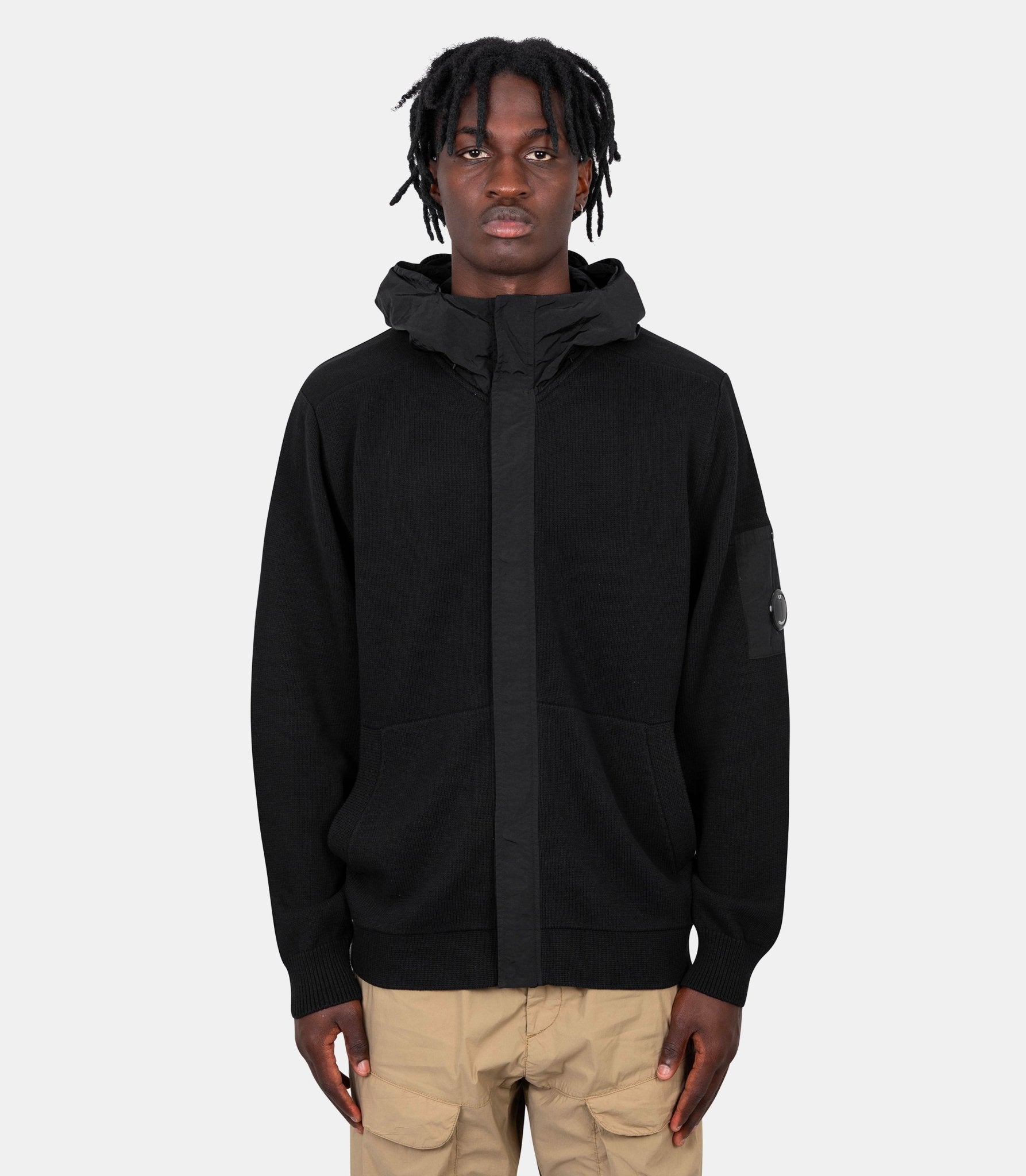Hoodie "mixed cotton" - 18cmkn027a - 006056m - 999 - s - C.p. company