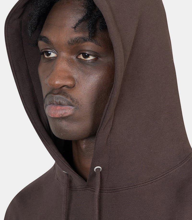 Hoodie naping climberG4FU - J112 - DARKBROWN - FW24 - SGramicci