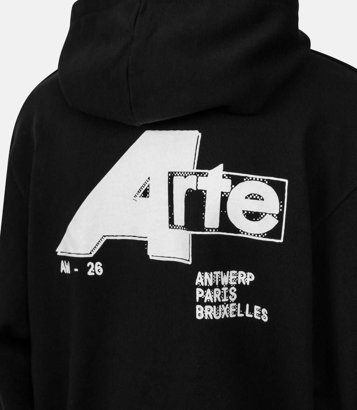 Hoodie receipt back print-AW26-143H-1-XS-Arte