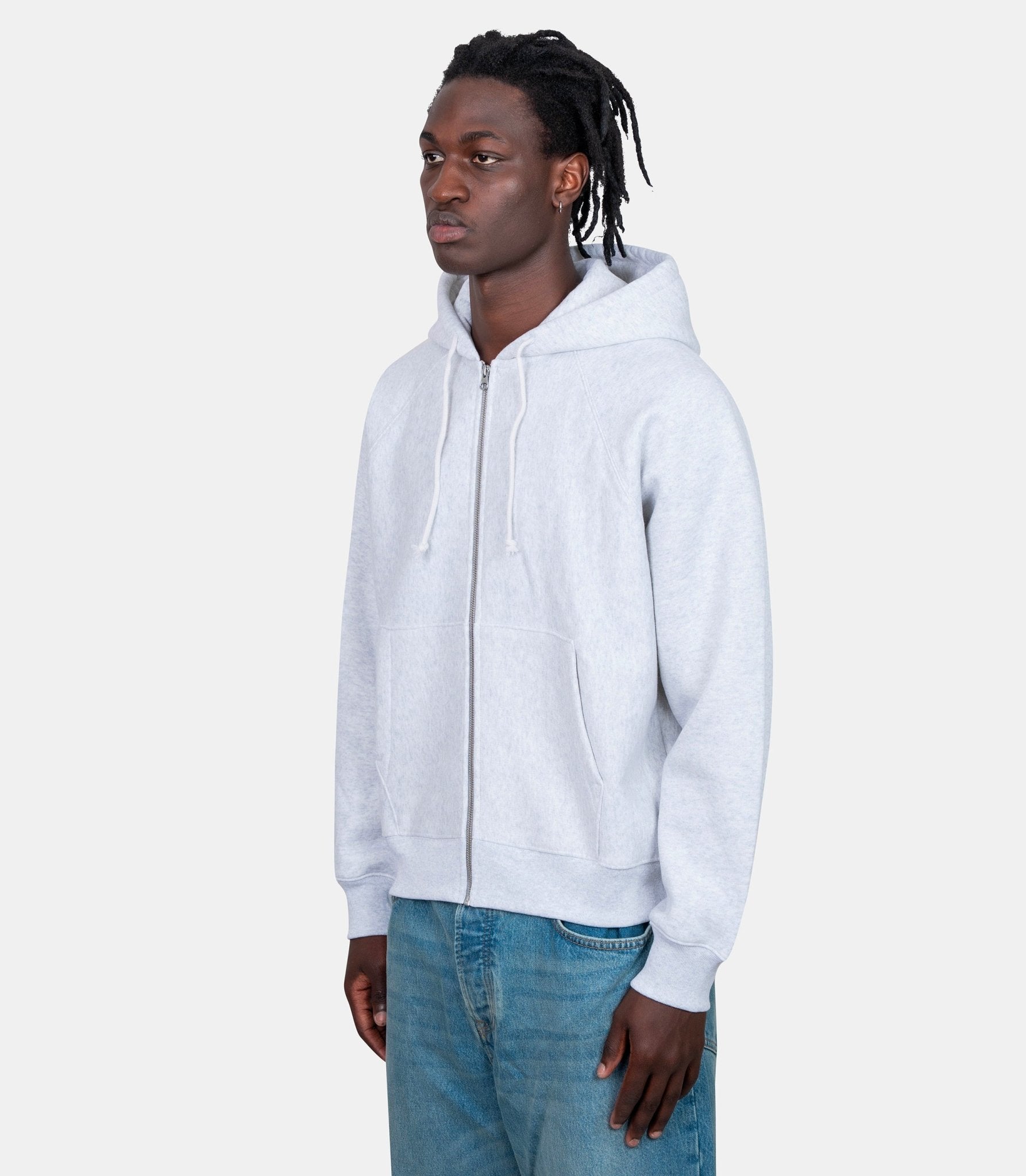Hoodie relaxed zip - 118571 - ASHHEATHER - S - Stüssy