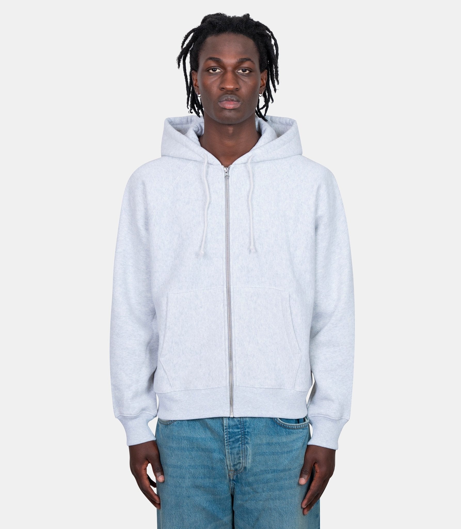 Hoodie relaxed zip - 118571 - ASHHEATHER - S - Stüssy