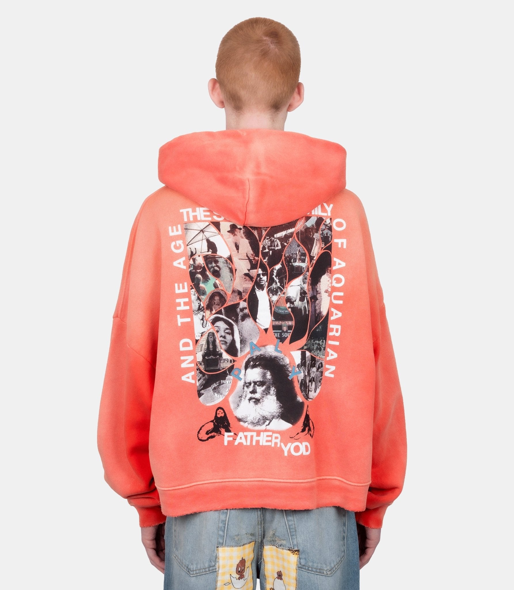 Hoodie source family - 4U003Q3009ORG-XS/S - Paly hollywood