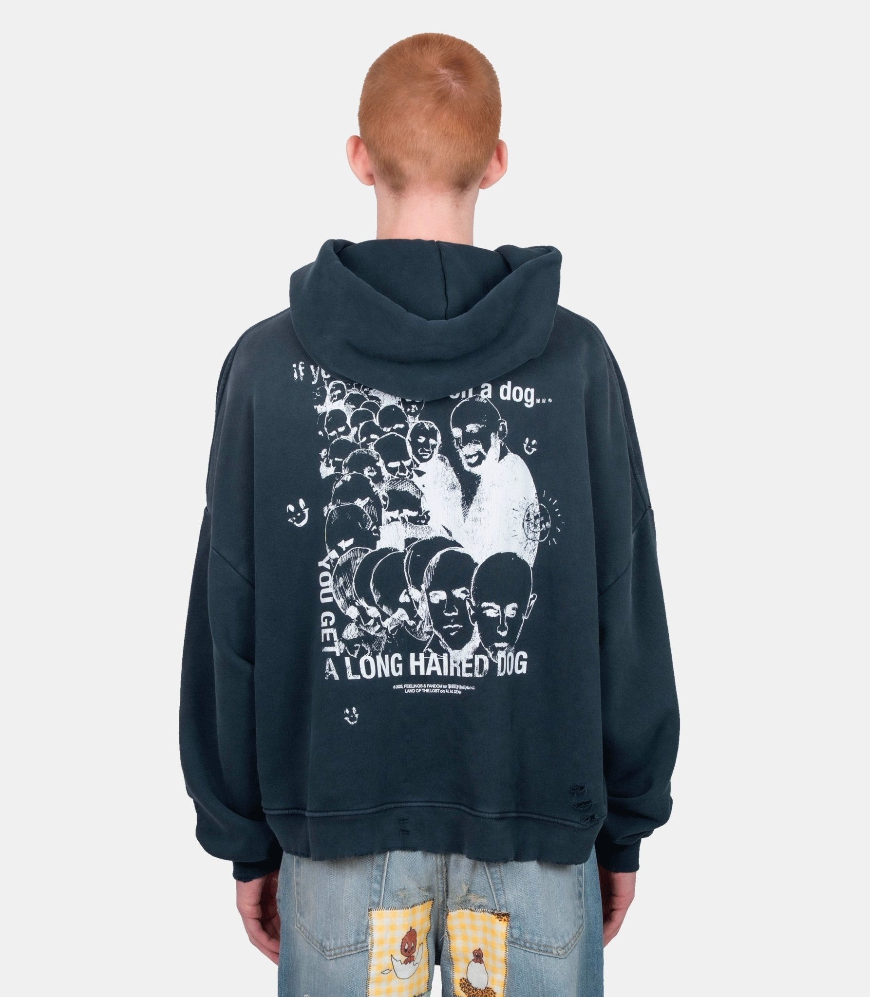 Hoodie synanon - 4U002Q3009VBK-XS/S - Paly hollywood