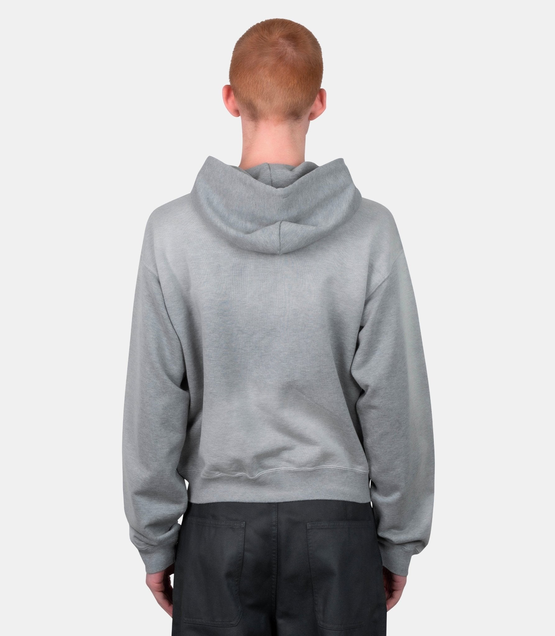 Hoodie teinté zippé - A25AP01MS-topgray-4 - Auralee