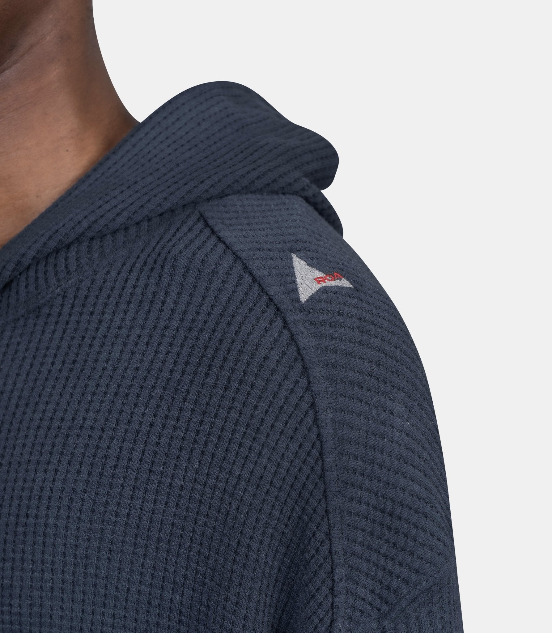 Hoodie waffle bee sunfaded - YBMW034FA31-BLU0002-S - Roa