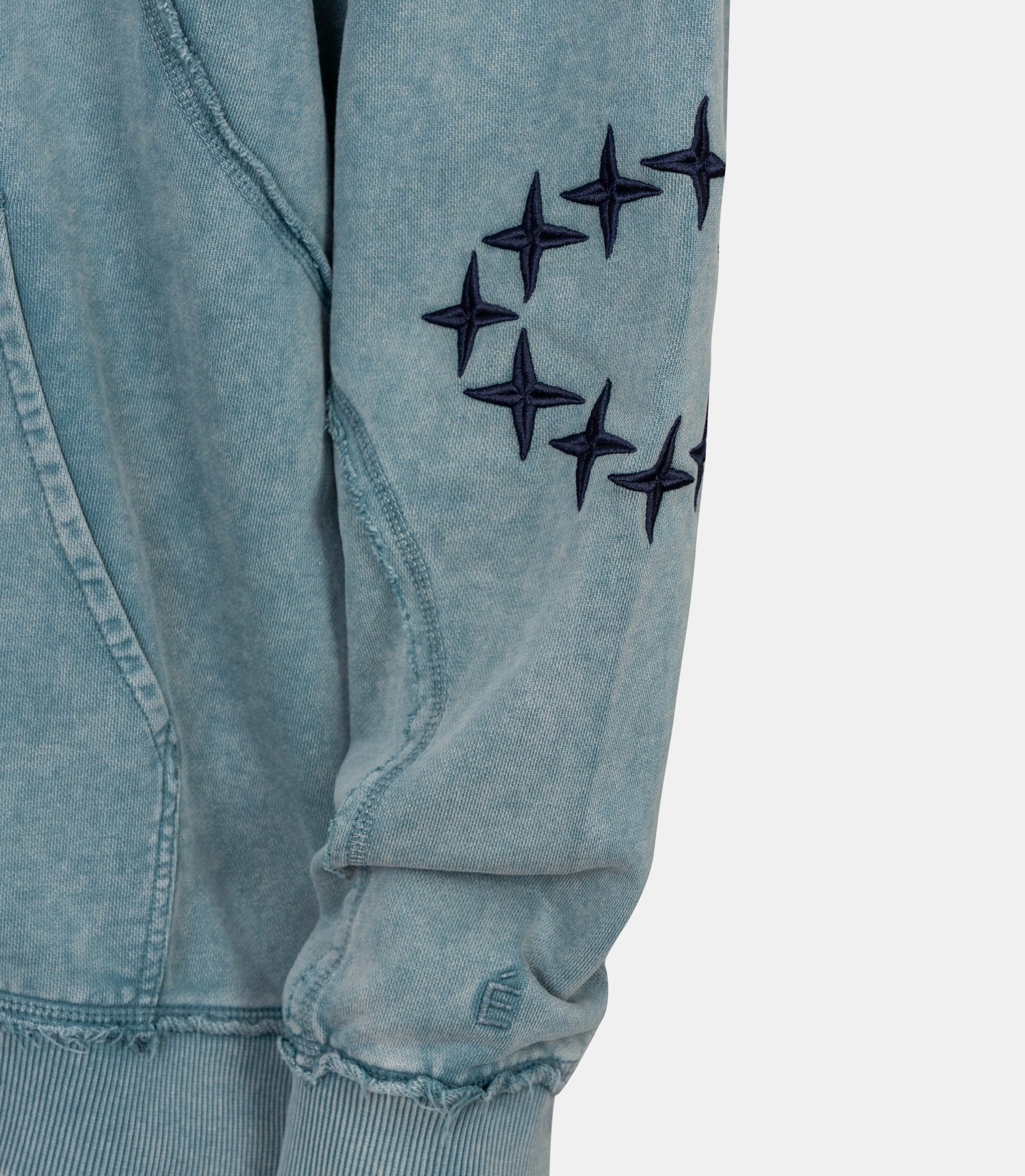 Hoodie zippé à bordures bruts - E25MMSWE280 - 42 - M - Études studio
