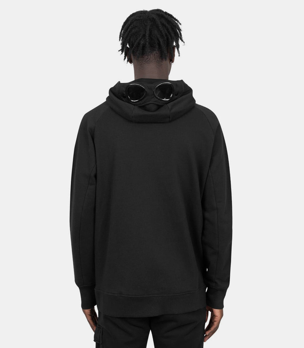 Hoodie zippé à capuche goggle - 18CMSS028A - 005086W - 999 - S - C.p. company