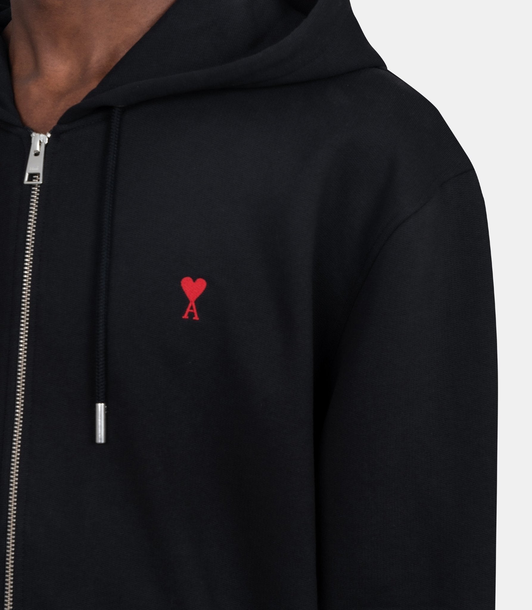 Hoodie zippé ami de coeur - bfusw435.730.001 - S - Ami paris