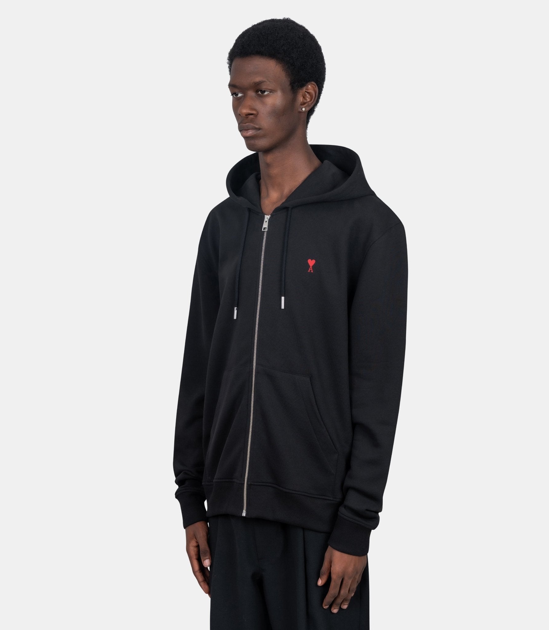 Hoodie zippé ami de coeur - bfusw435.730.001 - S - Ami paris