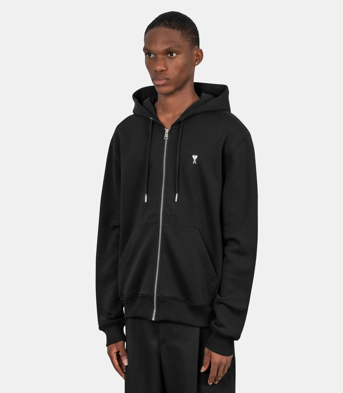 Hoodie zippé ami de cœur-HSW765.730.045-S-Ami paris