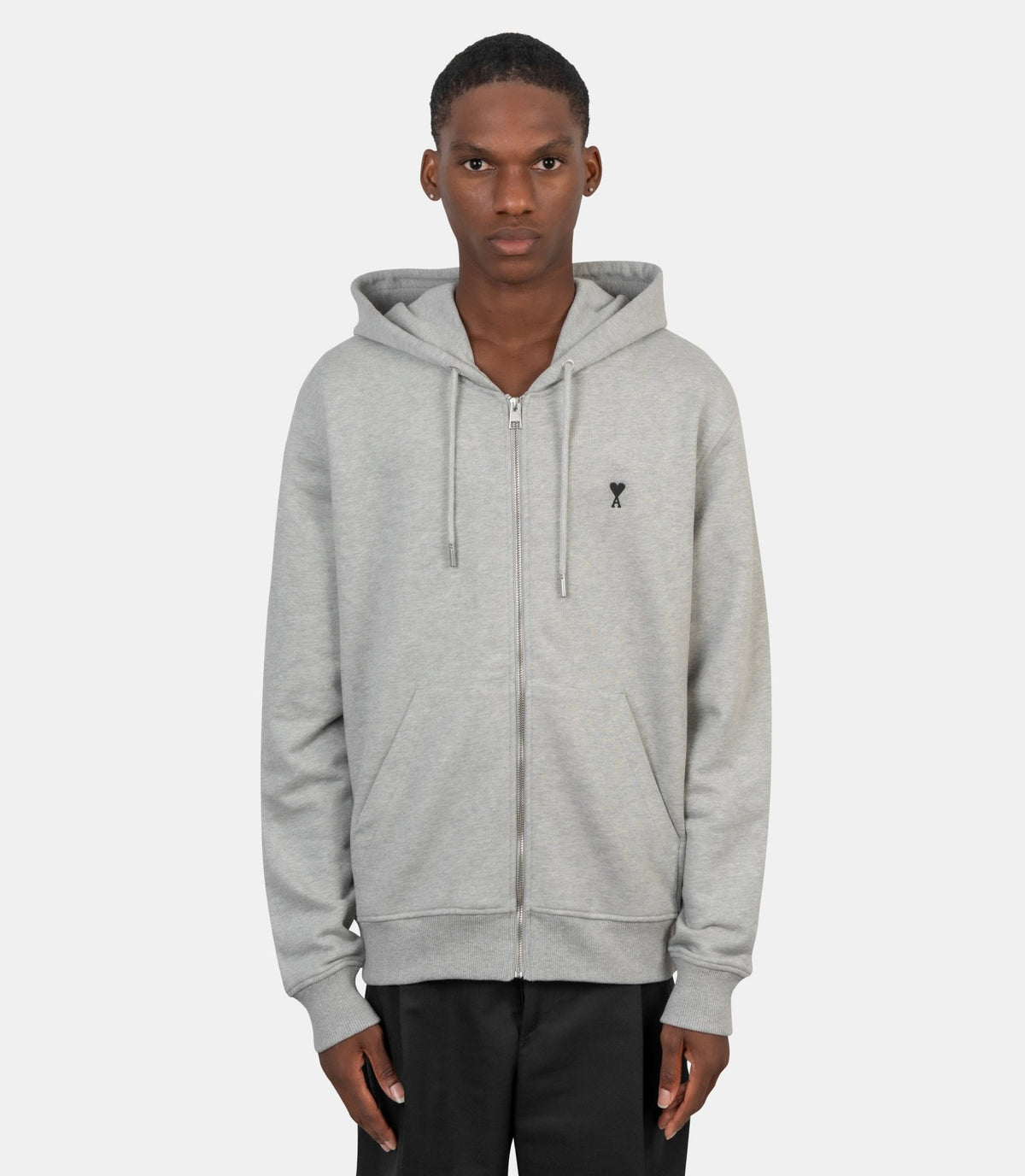 Hoodie zippé ami de cœur-HSW765.730.0951-S-Ami paris