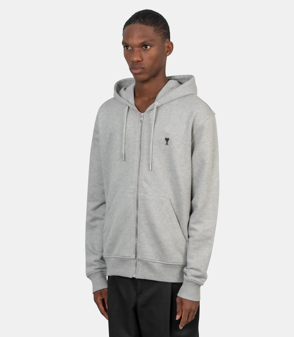 Hoodie zippé ami de cœur-HSW765.730.0951-S-Ami paris