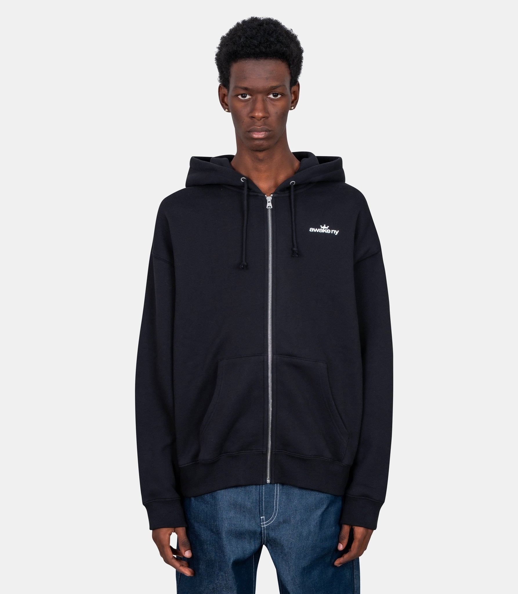 Hoodie zippé - AWK - FW25 - HD003 - S - Awake ny