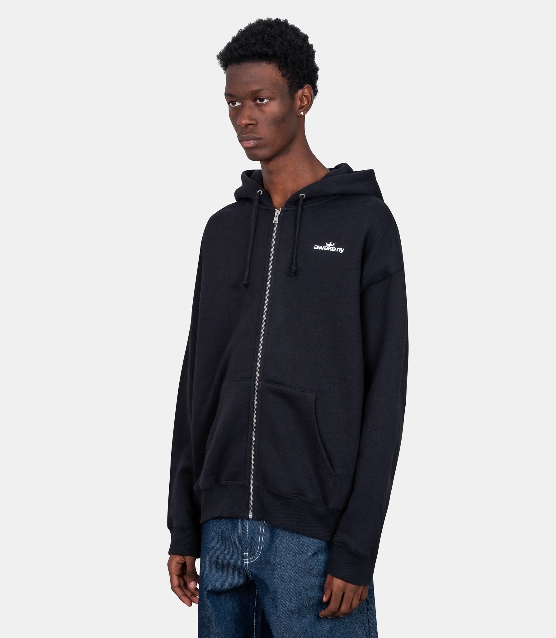Hoodie zippé - AWK - FW25 - HD003 - S - Awake ny