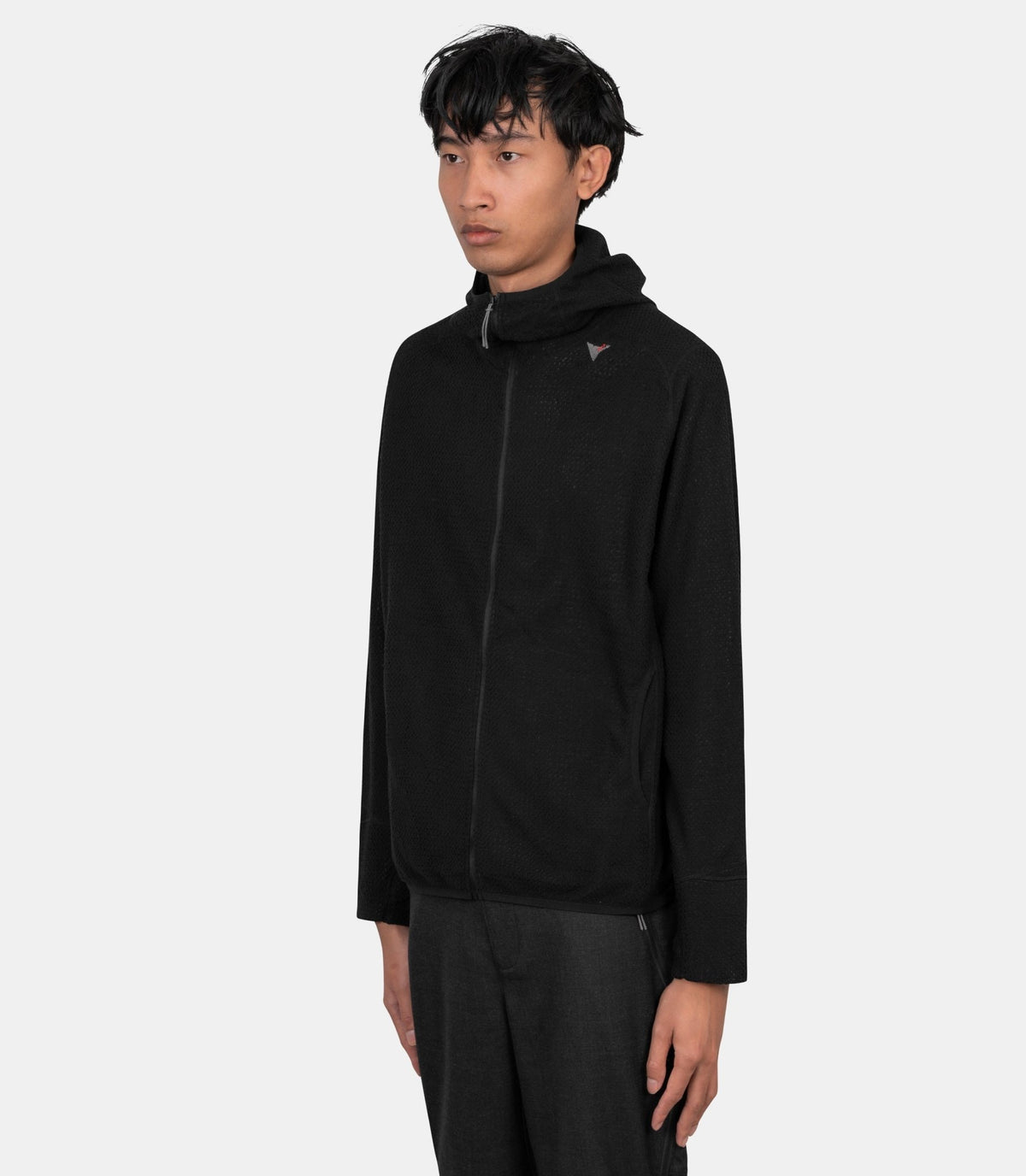 Hoodie zippé awi-YBMW0112FA93-BLACK-S-Roa
