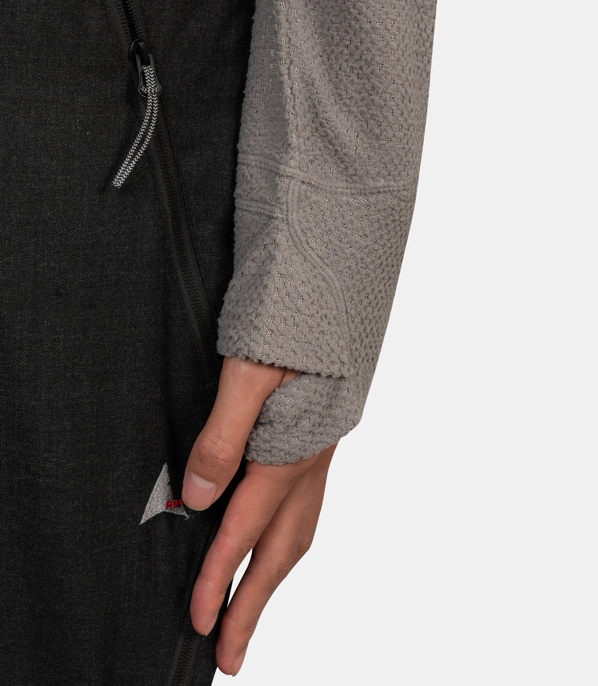 Hoodie zippé awi-YBMW0112FA93-LIGHTGREY-S-Roa