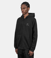 Hoodie zippé emblem fleece m - X000009929-BLACK-S - Arc'teryx