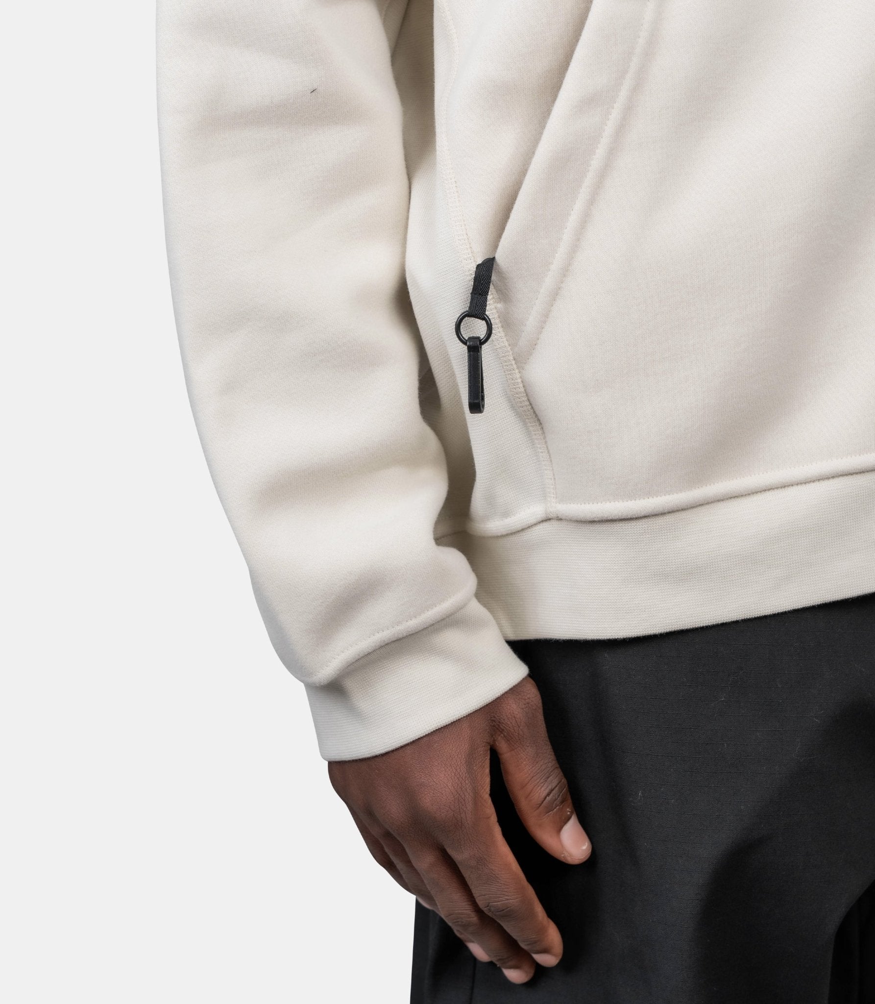 Hoodie zippé emblem fleece m - X000009929-SEA SALT-S - Arc'teryx