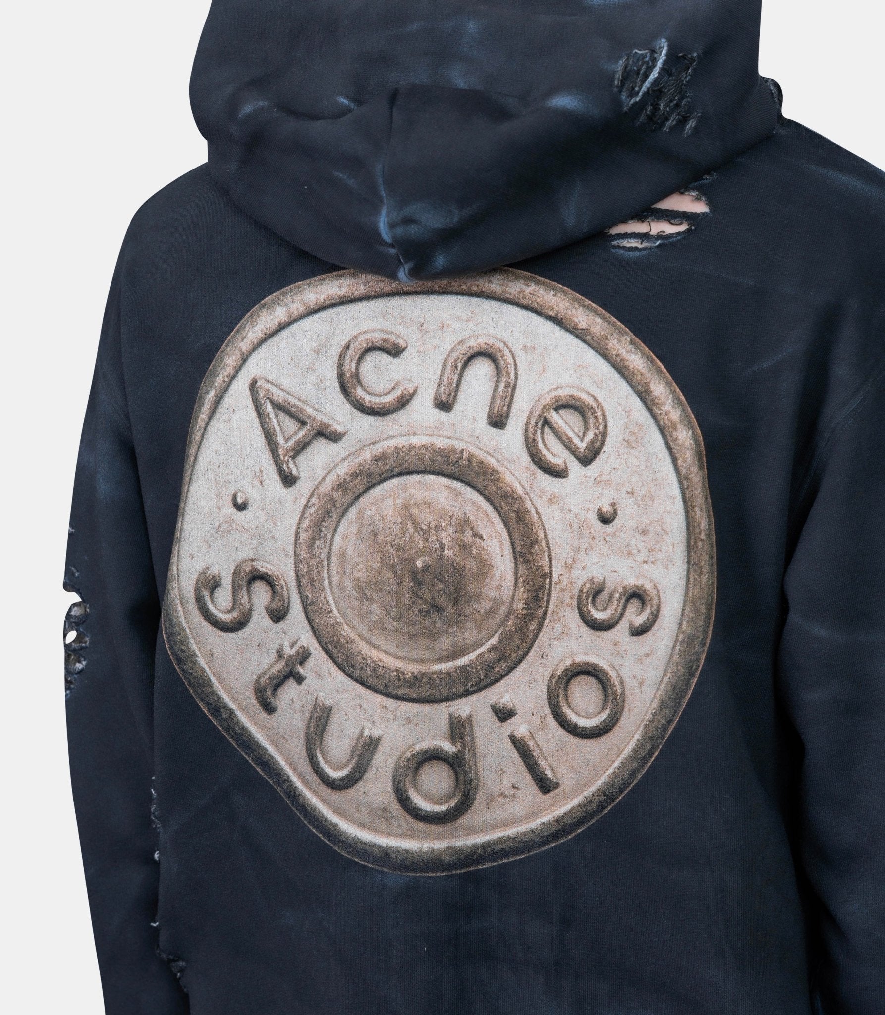 Hoodie zippé faded - CI0204-S - Acne studios