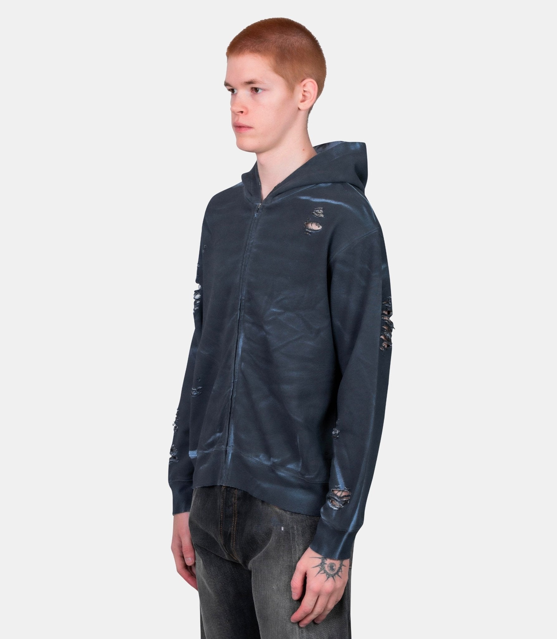 Hoodie zippé faded - CI0204-S - Acne studios