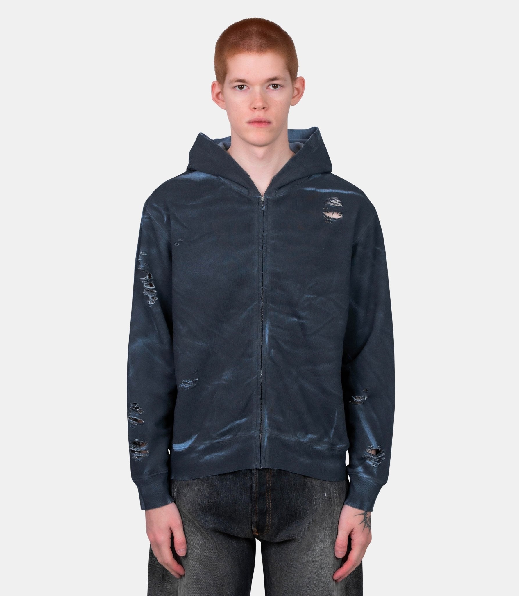 Hoodie zippé faded - CI0204-S - Acne studios