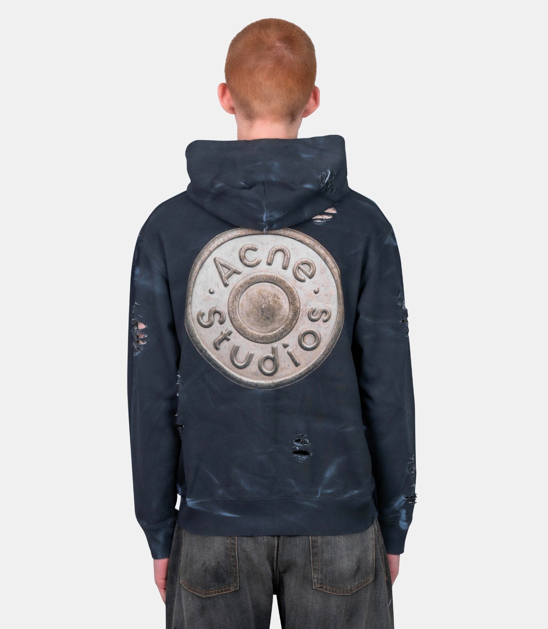 Hoodie zippé faded - CI0204-S - Acne studios