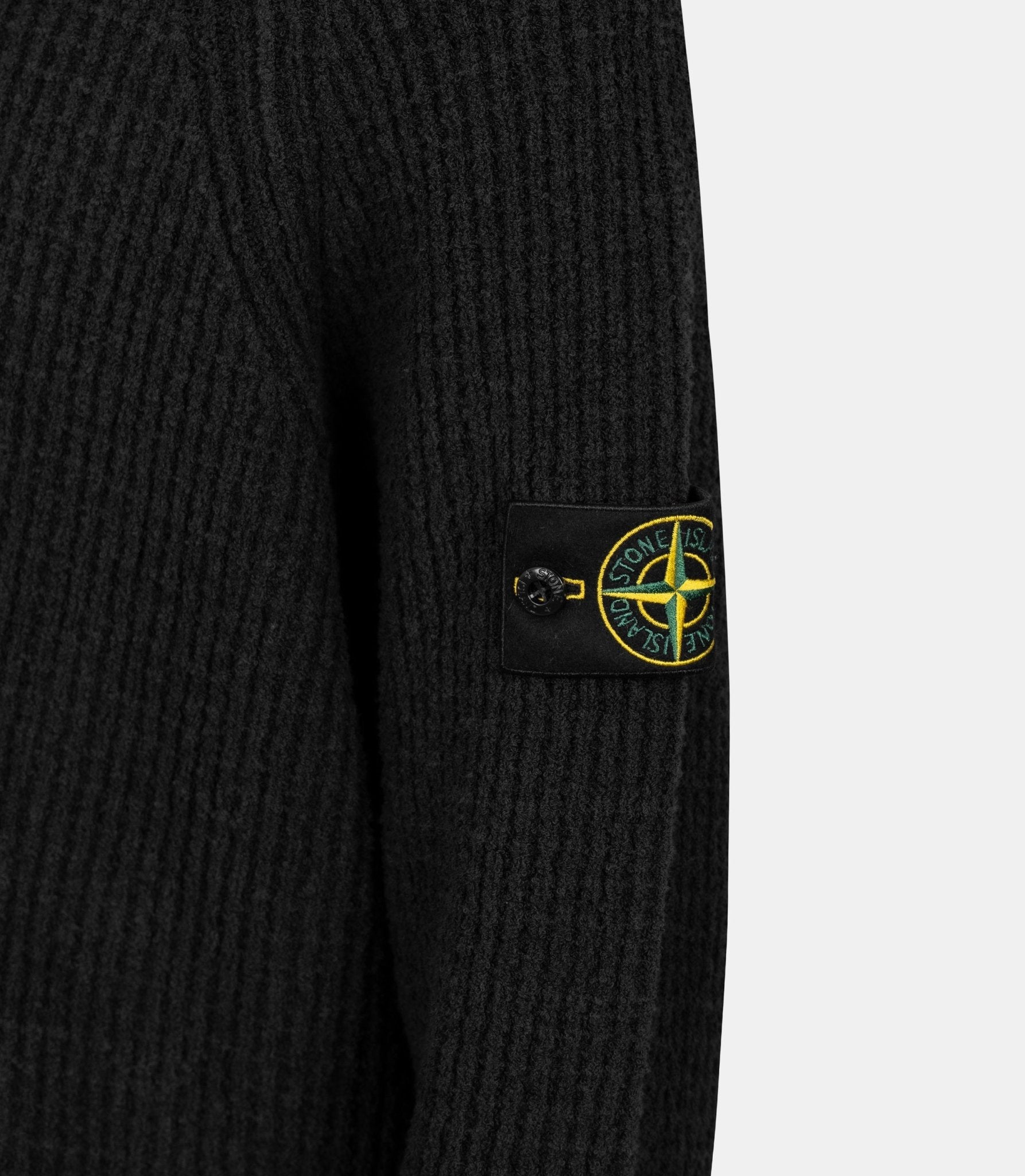 Hoodie zippé full rib coton bouclé-L2S155100005S0N17-V0029-S-Stone island