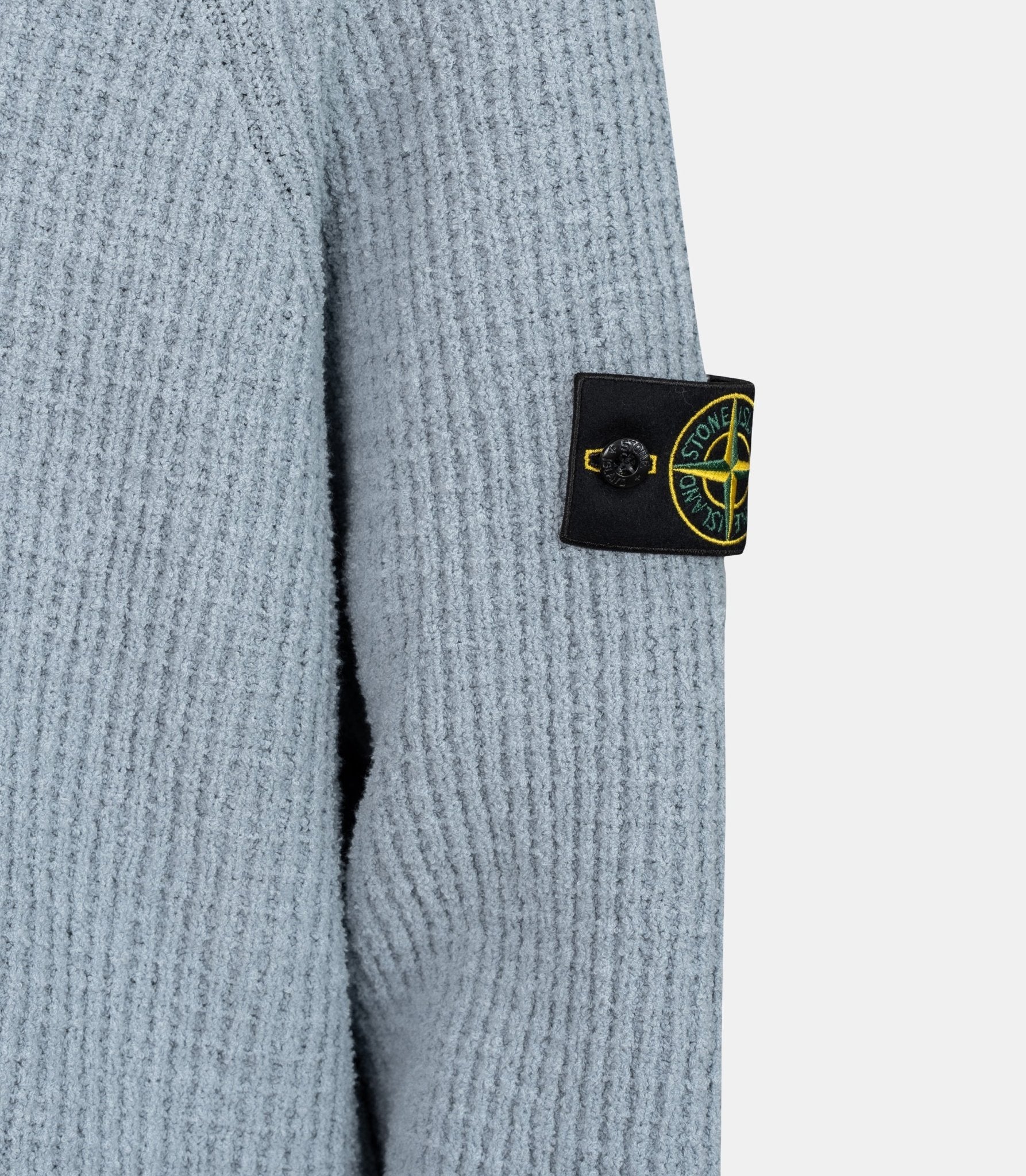 Hoodie zippé full rib coton bouclé-L2S155100005S0N17-V0049-S-Stone island