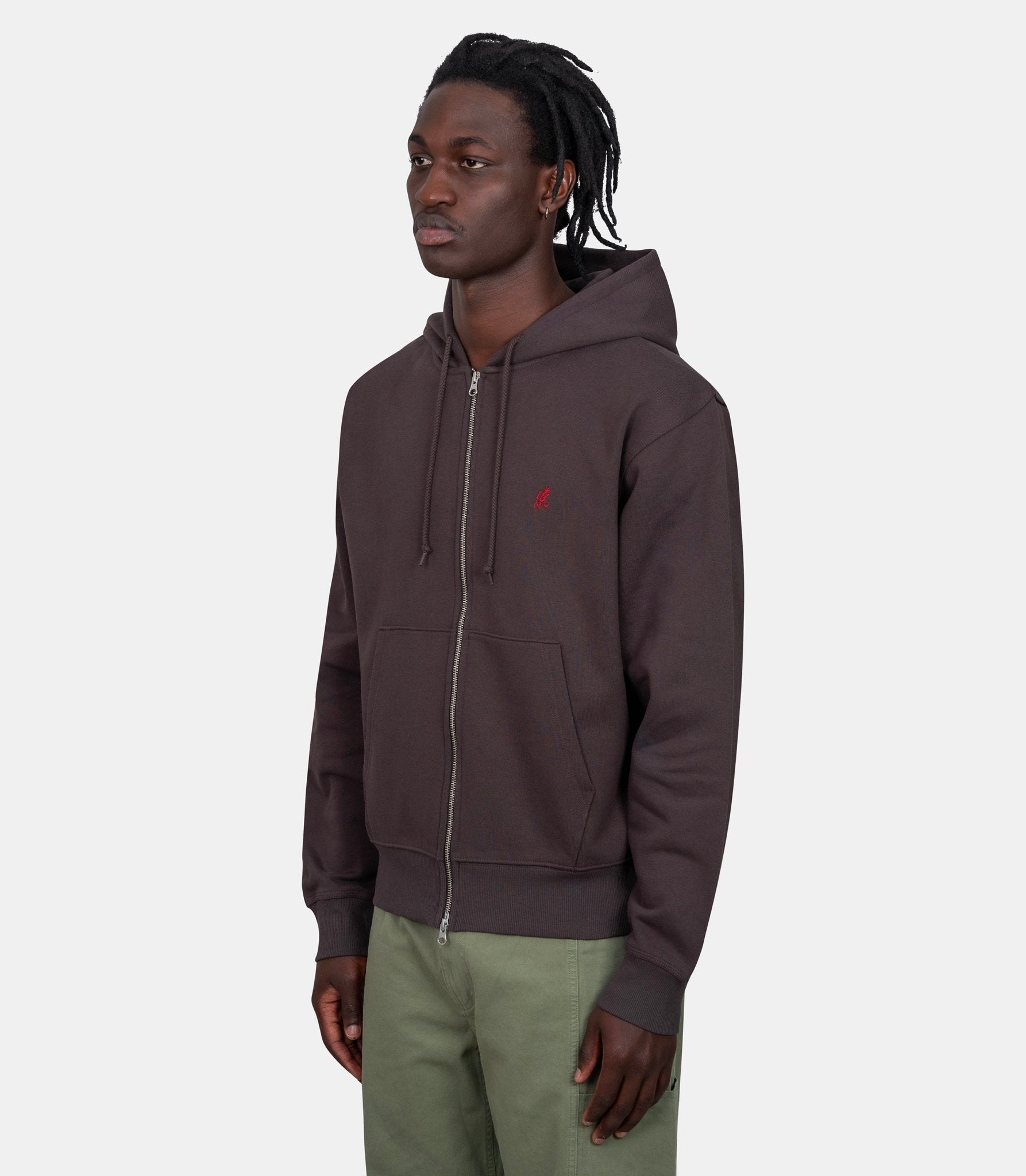 Hoodie zippé - G310-FT-BROWN-S - Gramicci