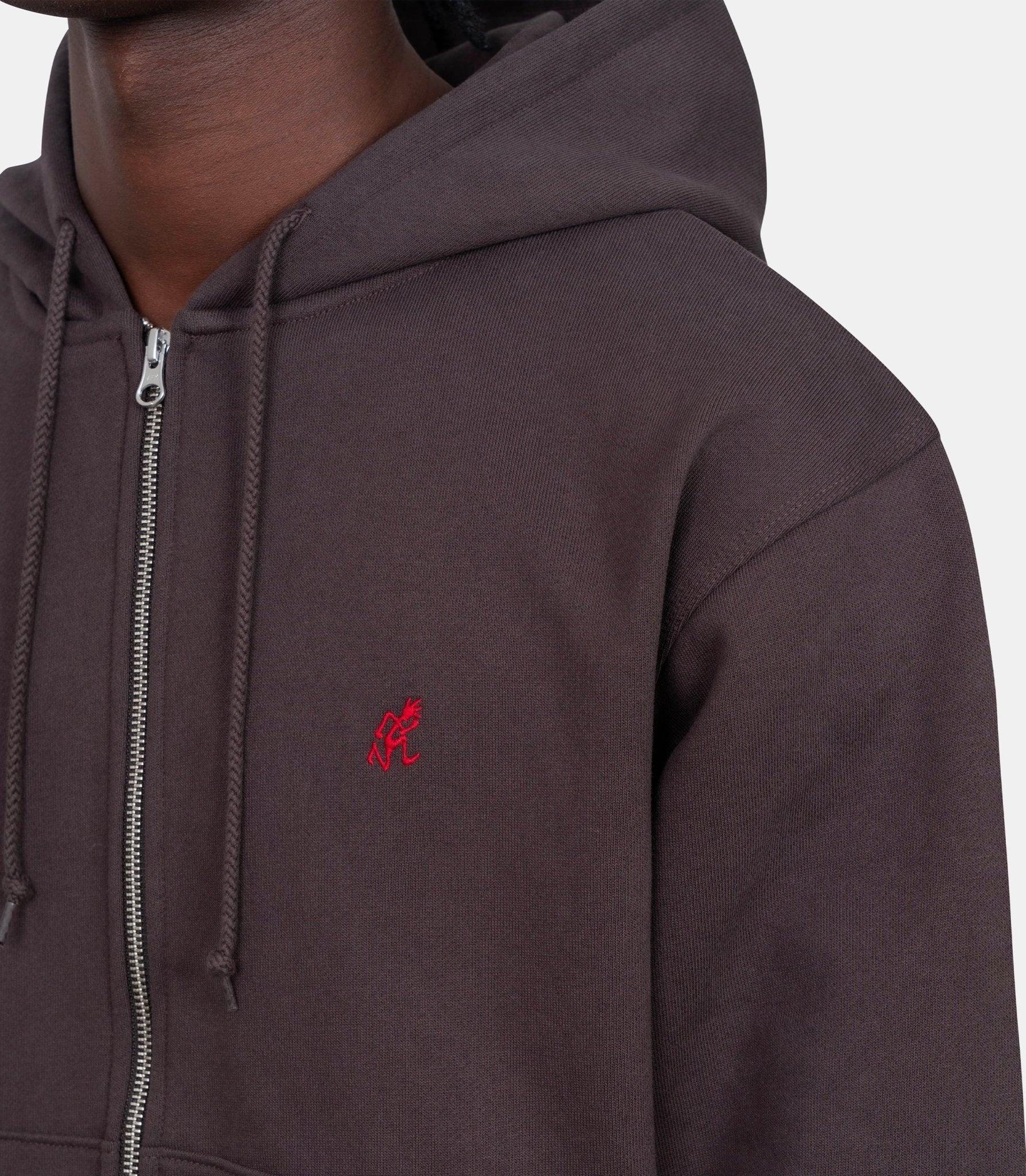 Hoodie zippé - G310-FT-BROWN-S - Gramicci