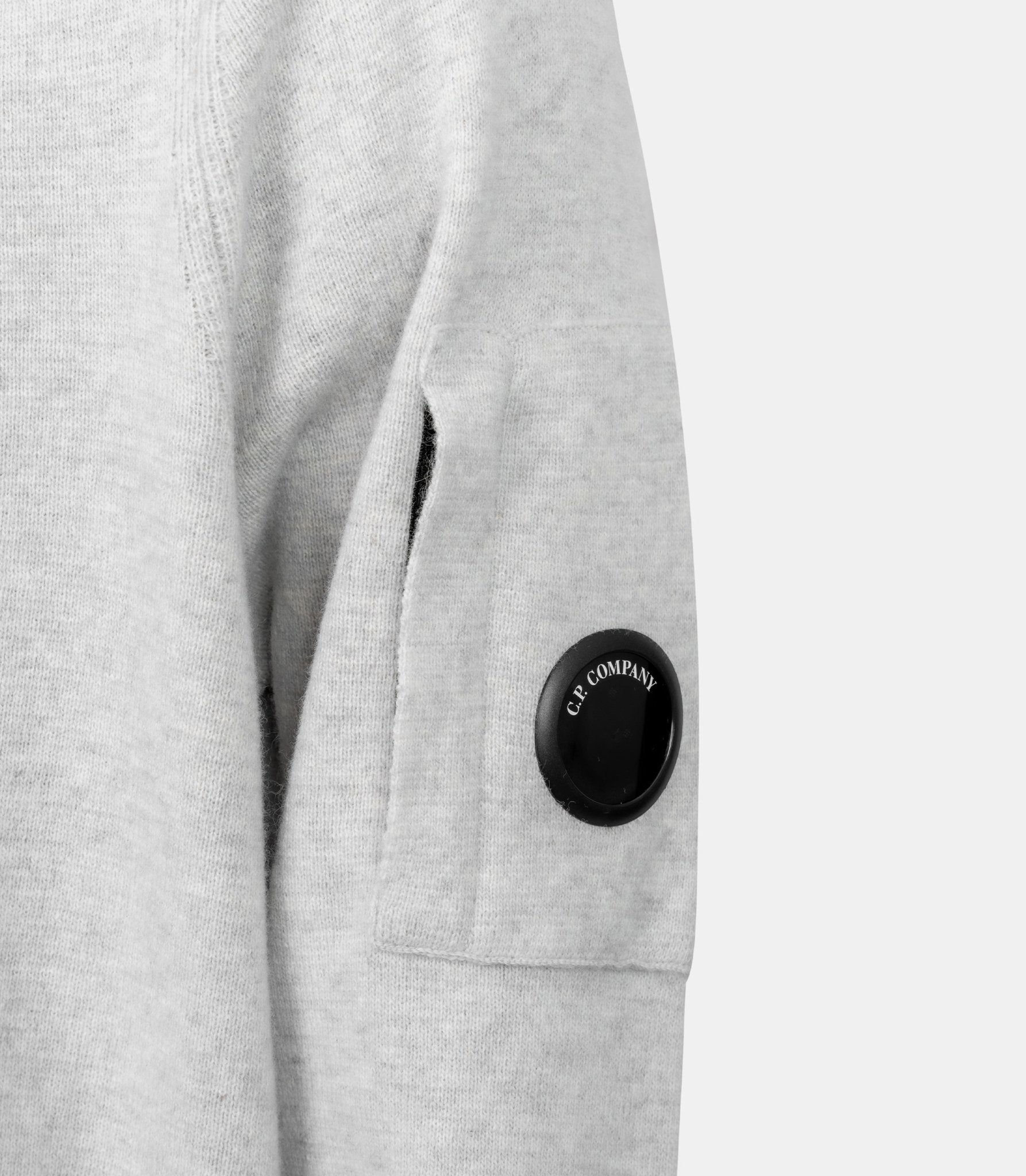 Hoodie zippé grs lambswool-21CMKN097A-110149A-M13-S-C.p. company