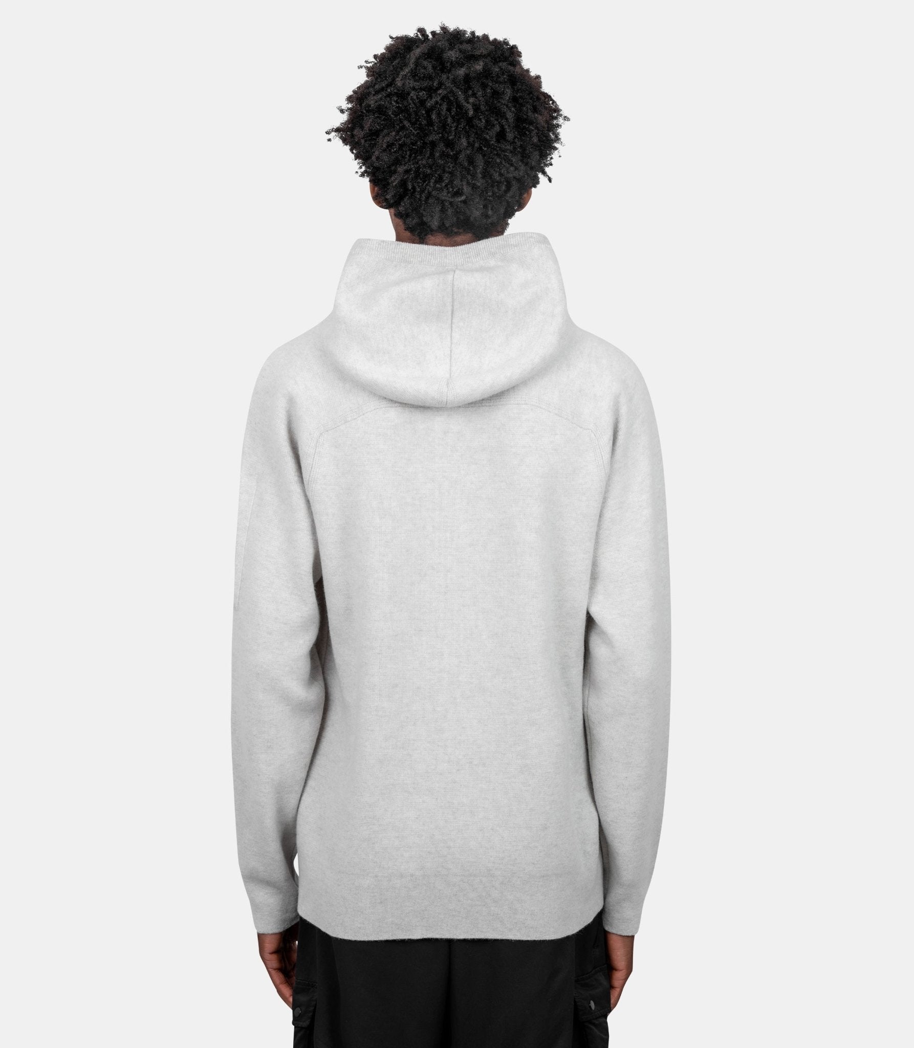 Hoodie zippé grs lambswool-21CMKN097A-110149A-M13-S-C.p. company