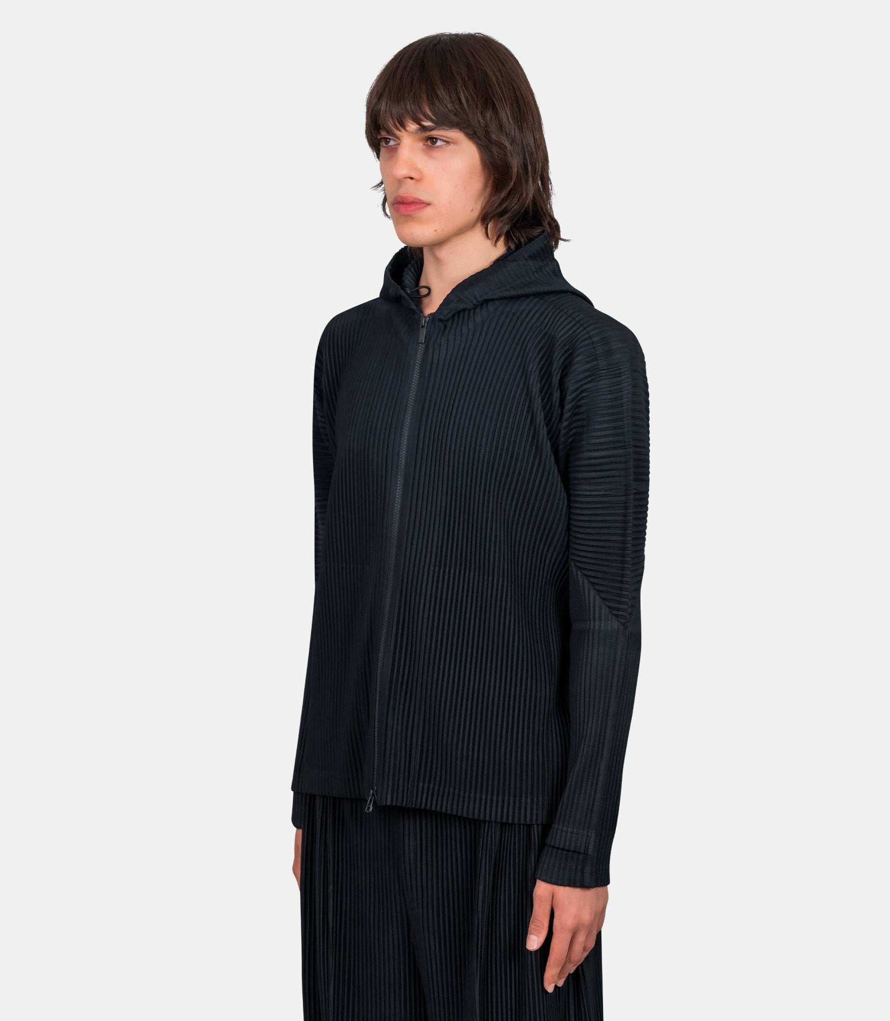 Hoodie zippé mc july - HP58JL071 - 15 - 2 - Homme plissé issey miyake