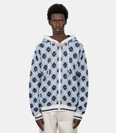 Hoodie zippé monogram-M-PF26-KW-1404-01-S-Casablanca