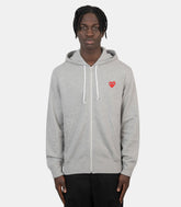 Hoodie zippé multi logo playAZ - T250 - 051 - 1 - SComme des garçons play