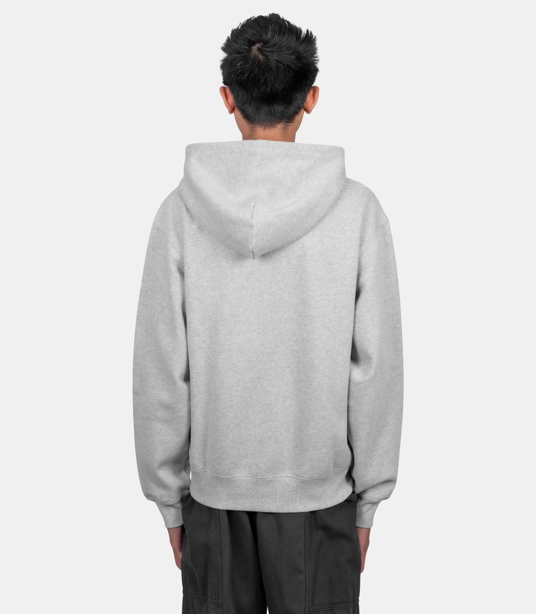 Hoodie zippé one point - G310-FT-heathergrey-S - Gramicci