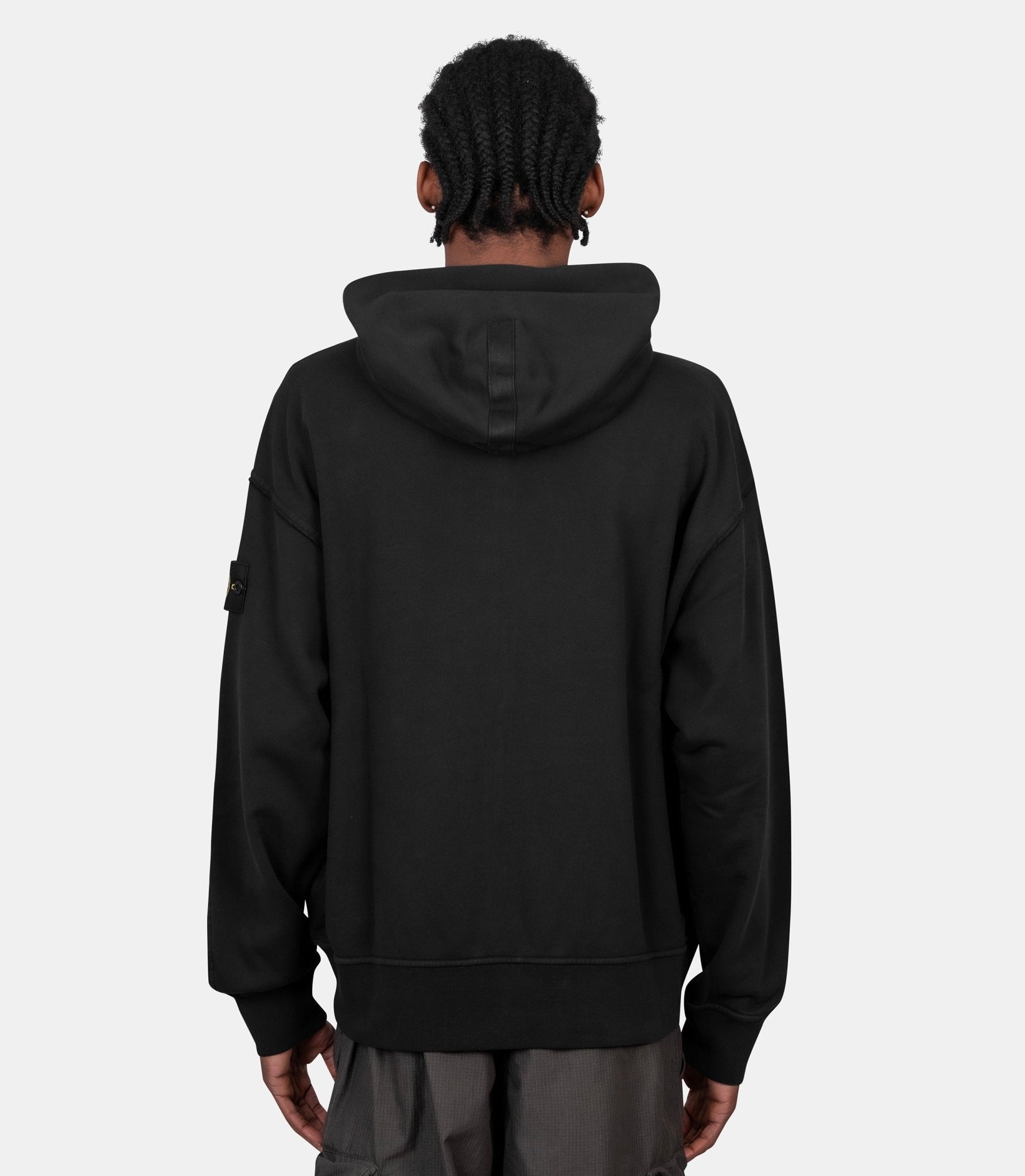 Hoodie zippé organic cotton fleece - L1S156100039S0051-V0029-S - Stone island