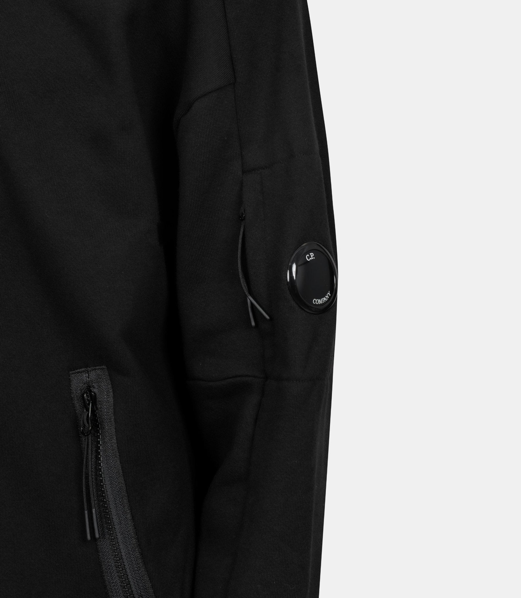 Hoodie zippé polaire diagonal raised - RCCMSS716A - 005086W - 999 - S - C.p. company