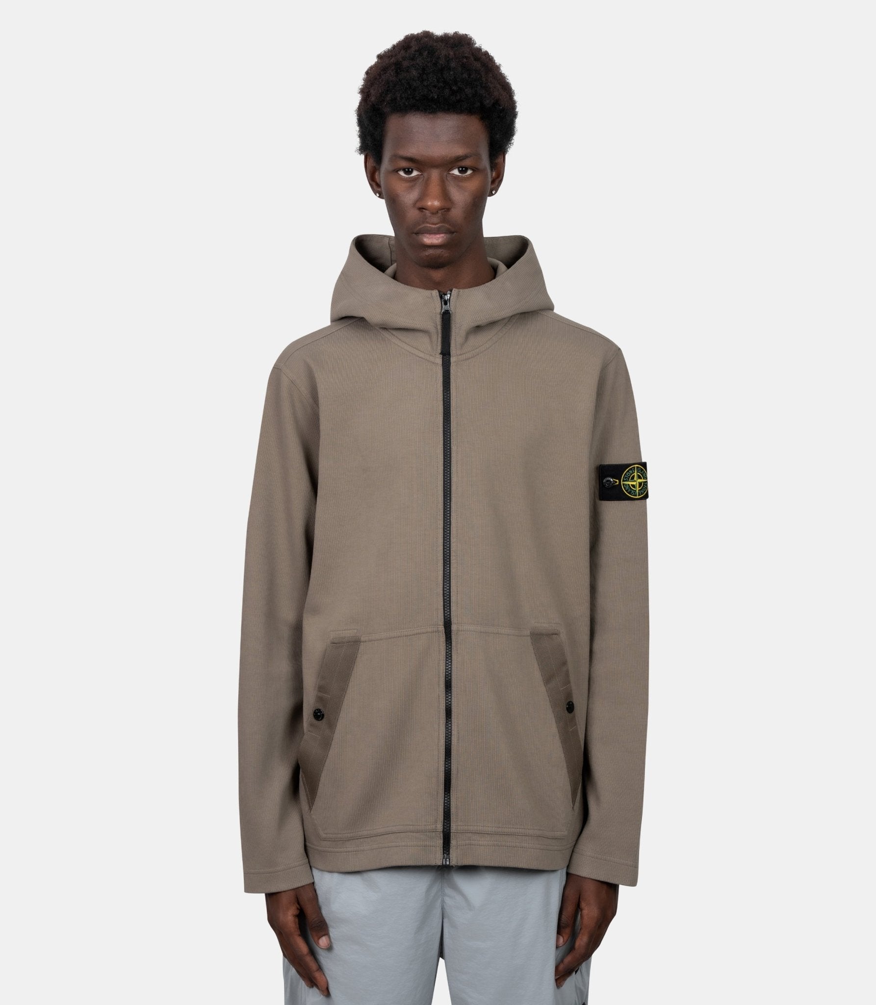 Hoodie zippé-L2S156100020S0472-V005G-S-Stone island