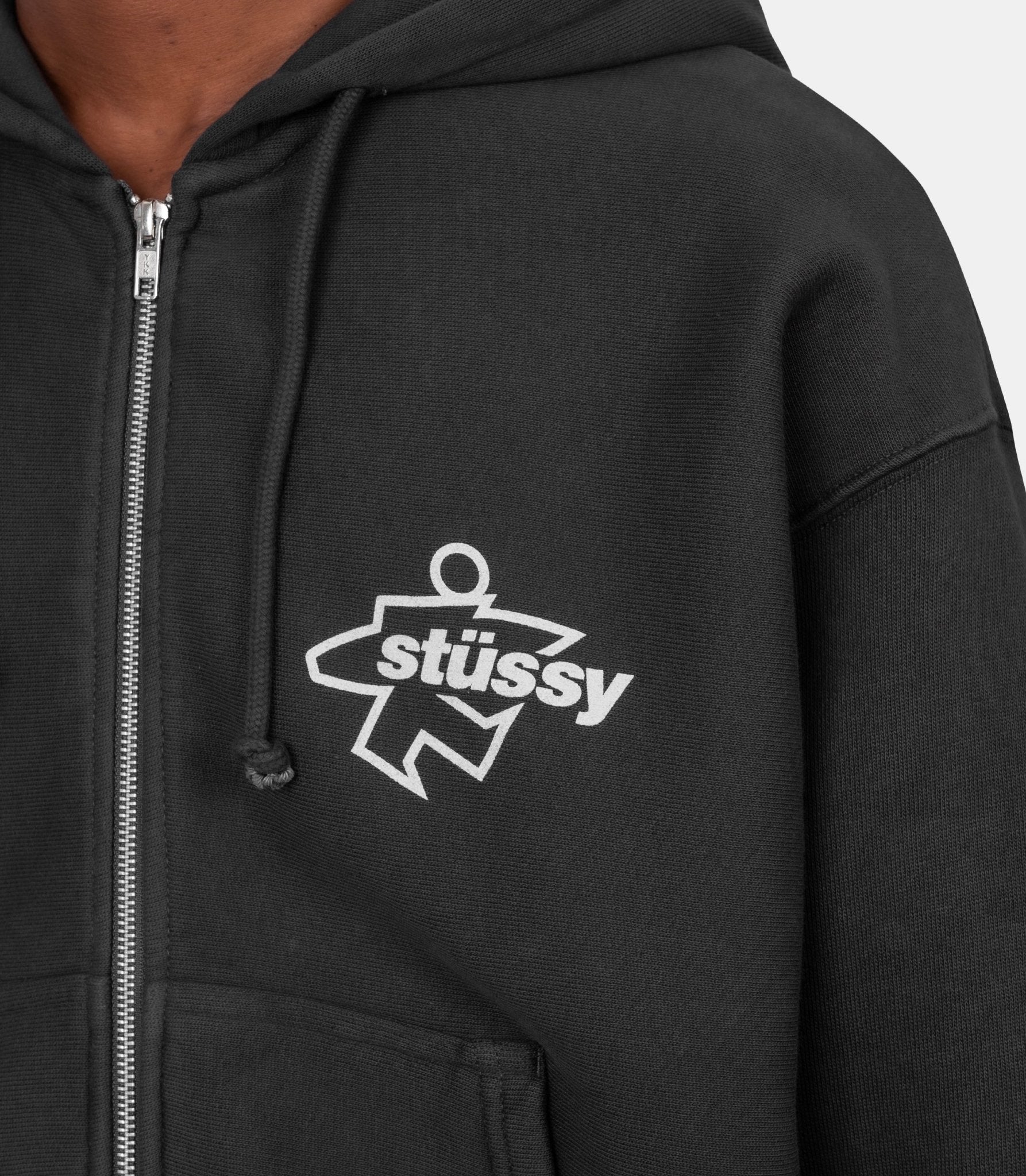 Hoodie zippée surf size garment dyed - 1975180-0090-S - Stüssy
