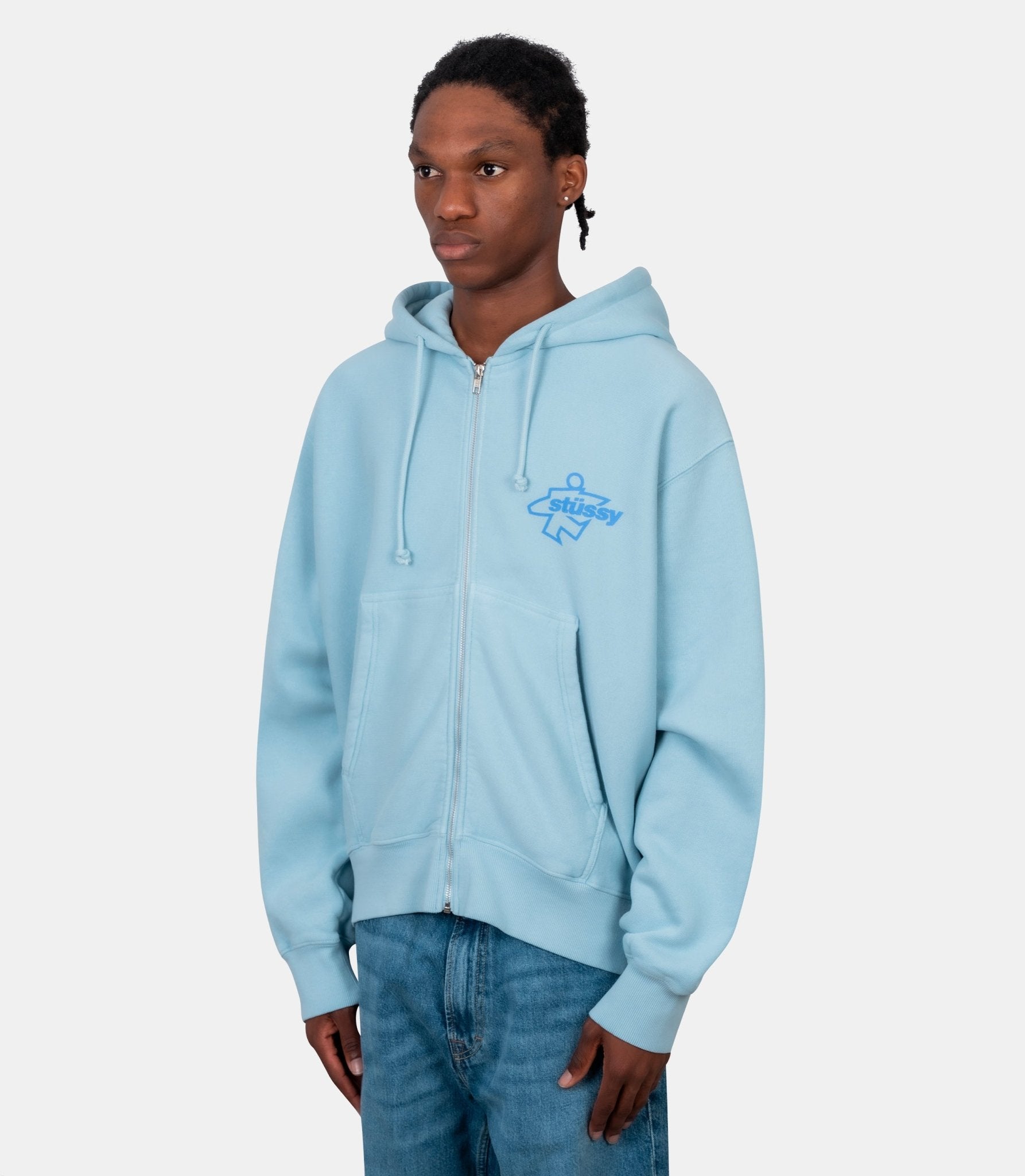 Hoodie zippée surf size garment dyed - 1975180-2237-S - Stüssy