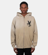 Hoodie zippée where eagles dare - 01D-04-038-SAND-S - One of these days