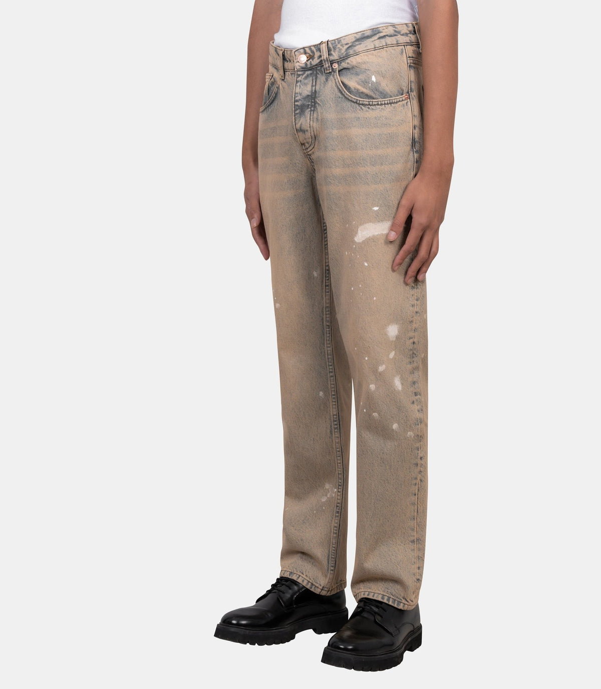 Jean denim dirty splatter-POC-AW26-4200-337-0038-195-28-Patta