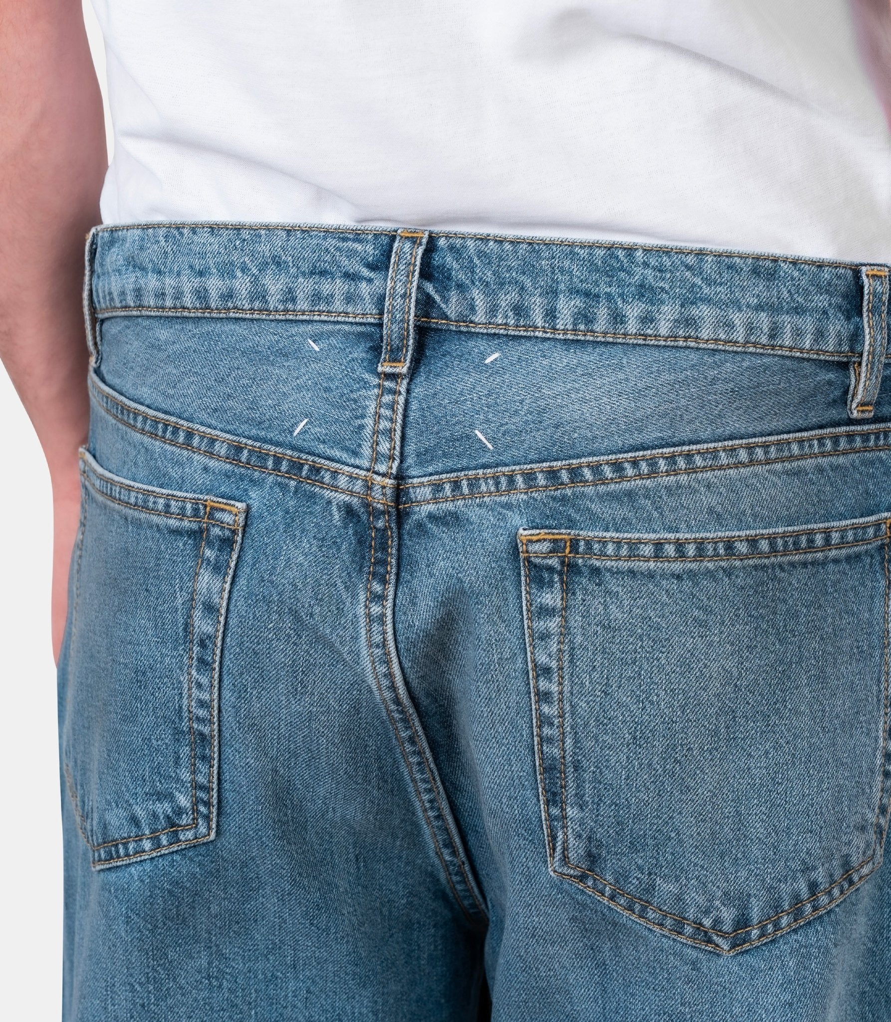 Jean droit à empiècements - S67LA0047-M30066-961-32 - Maison margiela