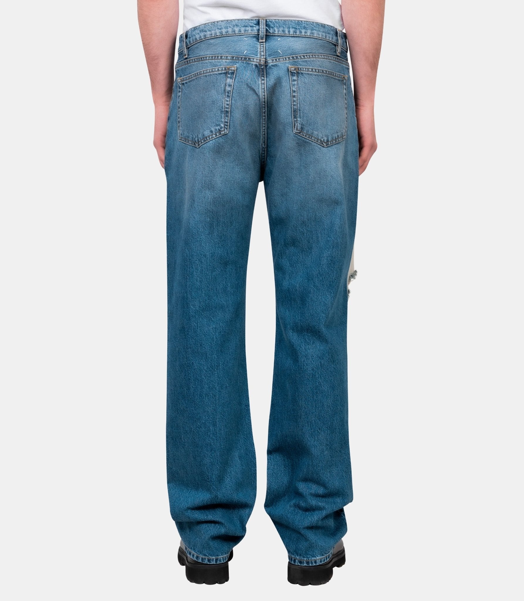 Jean droit à empiècements - S67LA0047-M30066-961-32 - Maison margiela
